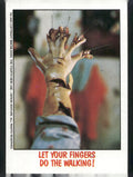 1988 Topps Fright Flicks #19 Let Your Fingers Do the Walking!