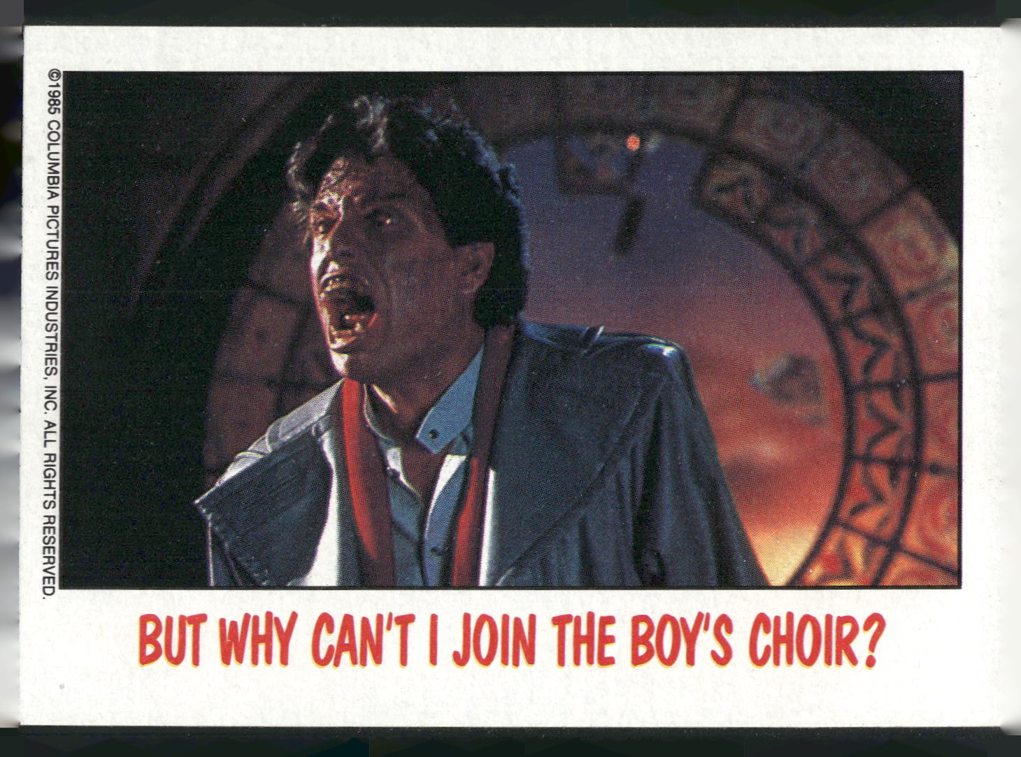 1988 Topps Fright Flicks #68 But Why Can't I Join the Boy's Choir?