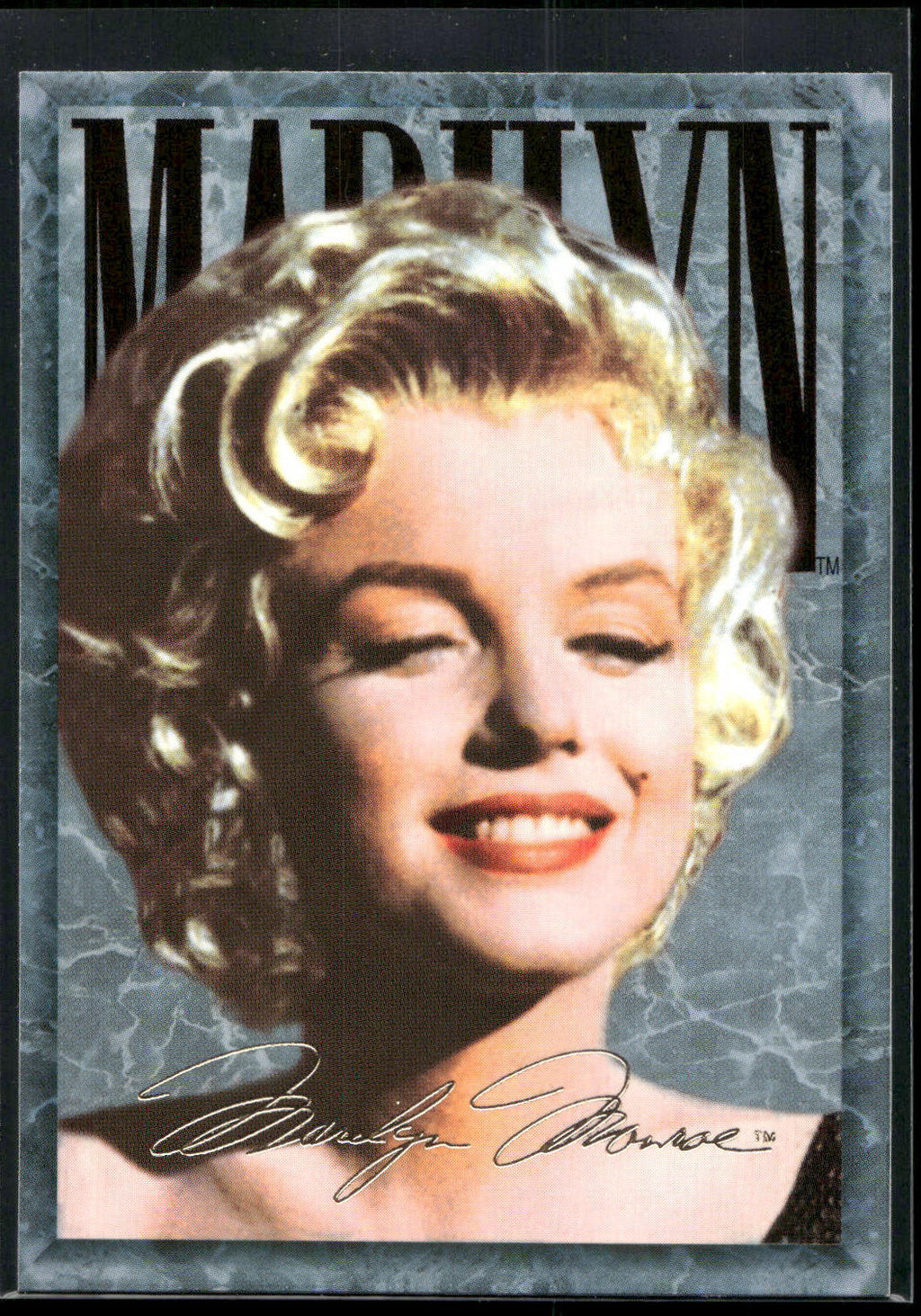 1993 Sports Time Marilyn Monroe #63 Although her later movie contracts specified