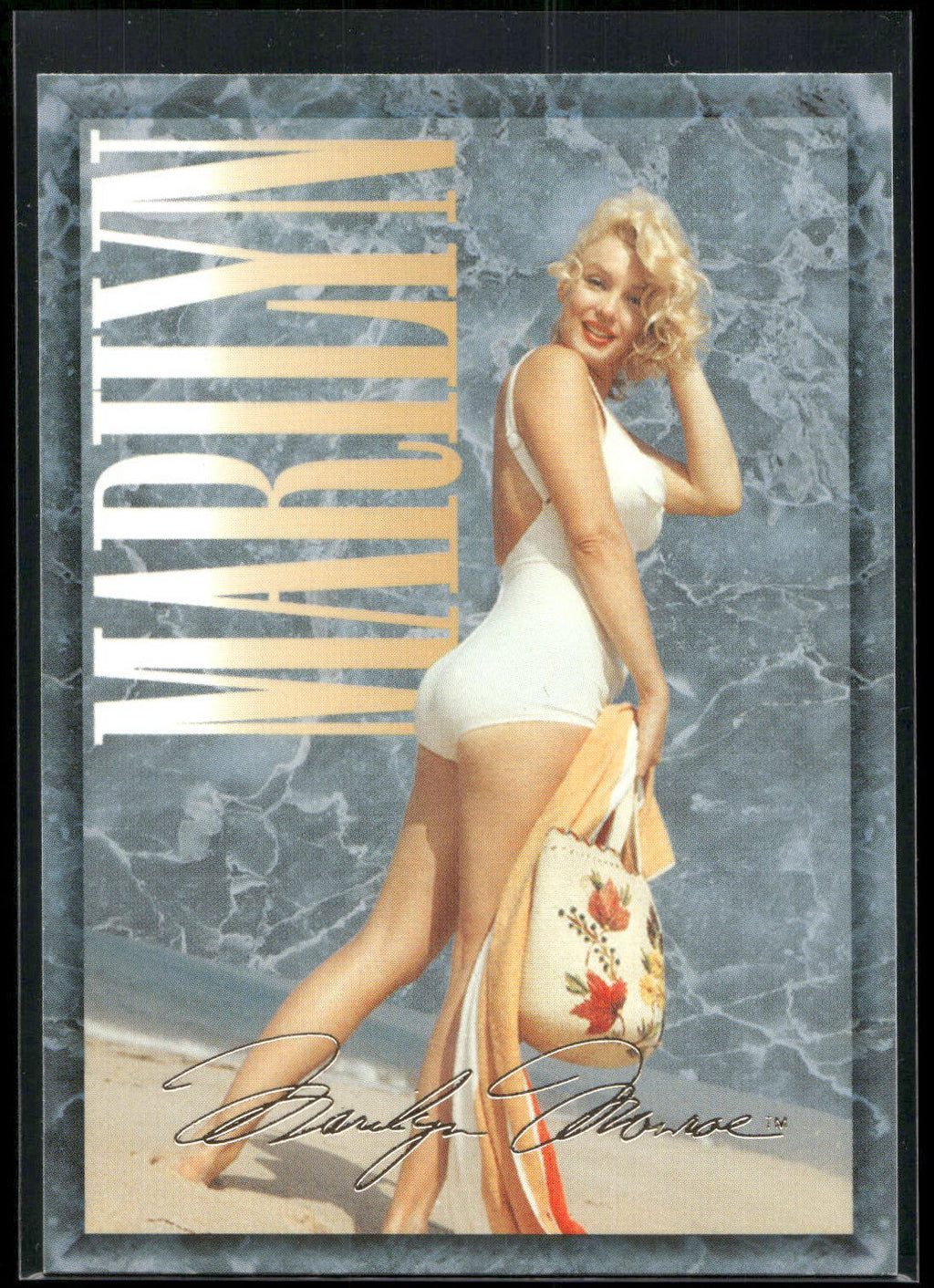 1993 Sports Time Marilyn Monroe #65 Marilyn Monroe Productions, Inc. Tired of ba