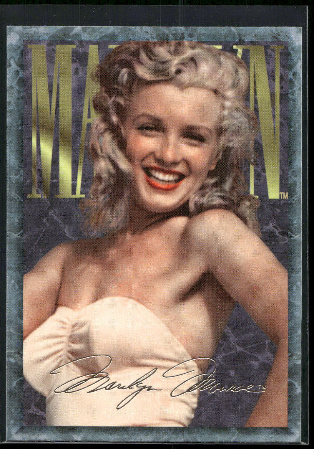 1993 Sports Time Marilyn Monroe #69 Another of the famous Tobey Beach poses. Mar