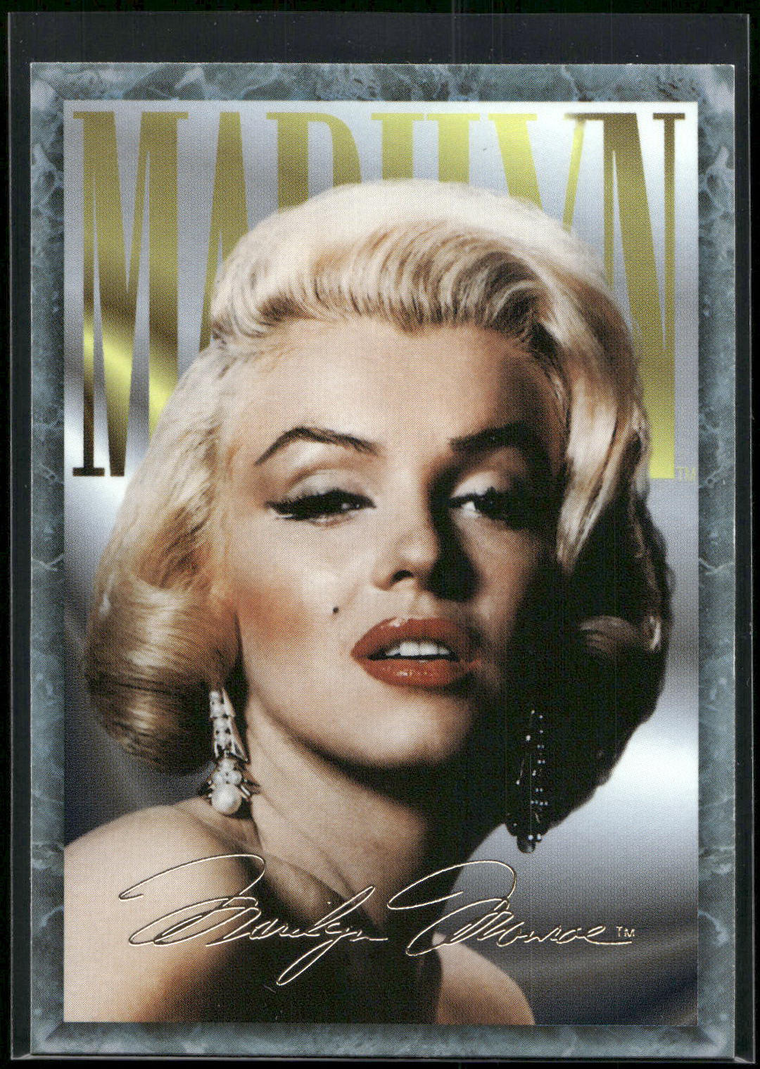 1993 Sports Time Marilyn Monroe #74 A glamour pose from the later stages of Mari
