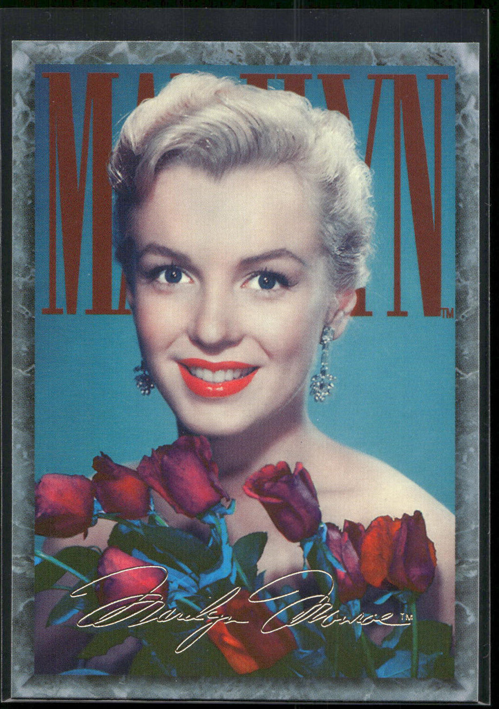1993 Sports Time Marilyn Monroe #76 This early '50s glamour pose was one of the
