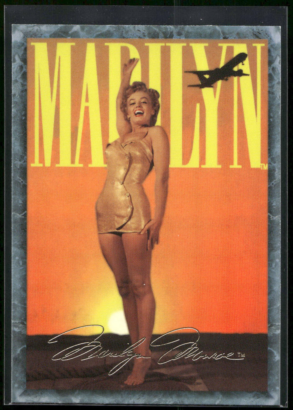 1993 Sports Time Marilyn Monroe #80 Marilyn won thirty screen credits during her