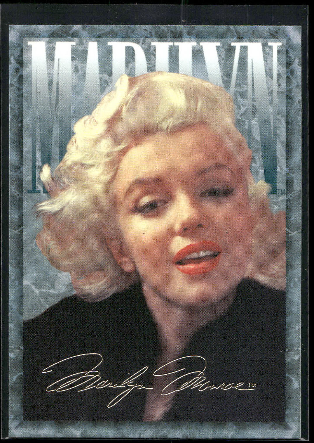 1993 Sports Time Marilyn Monroe #32 Though the young Marilyn was not an orphan,