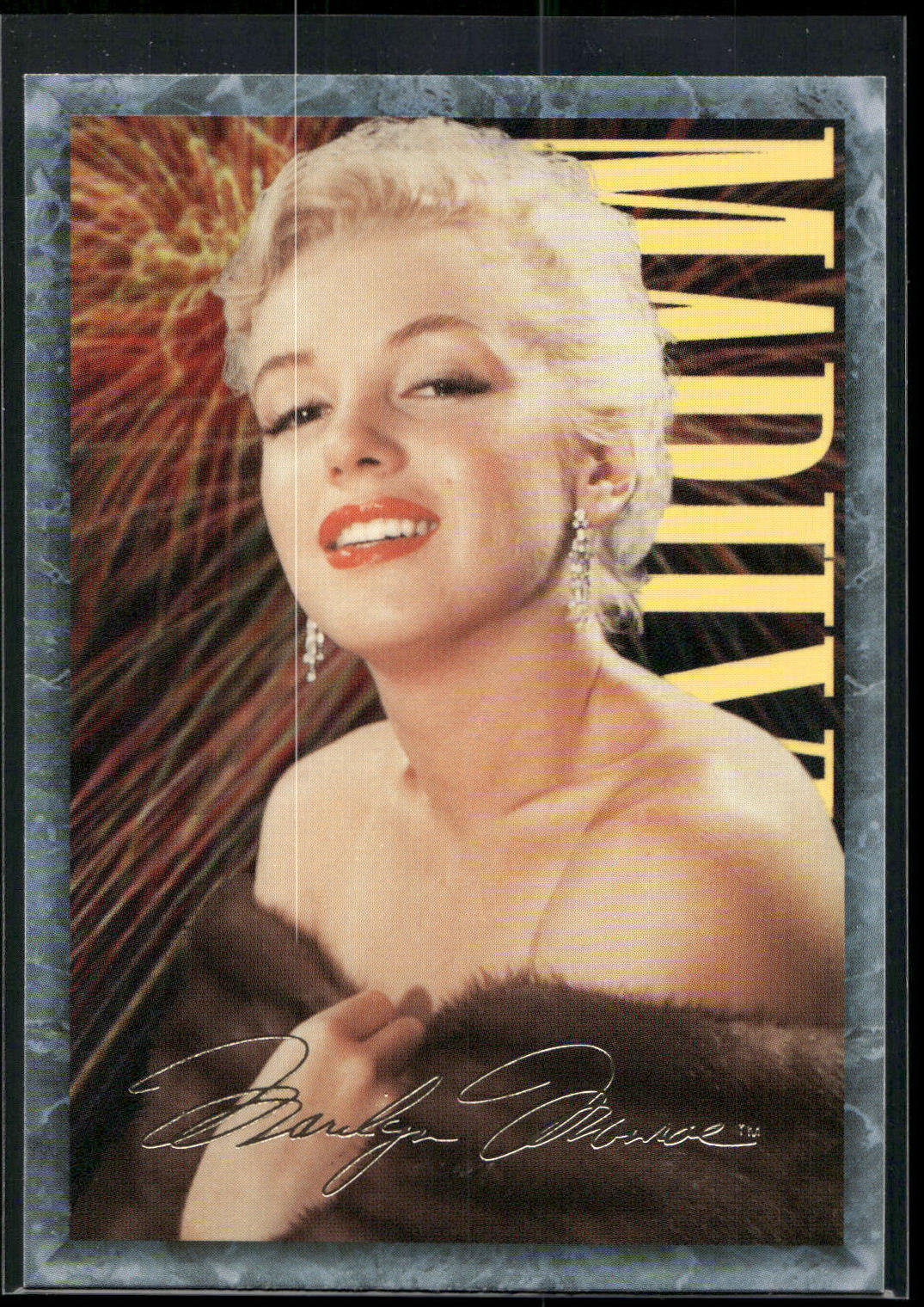 1993 Sports Time Marilyn Monroe #38 Marilyn as she appeared in late 1950. About