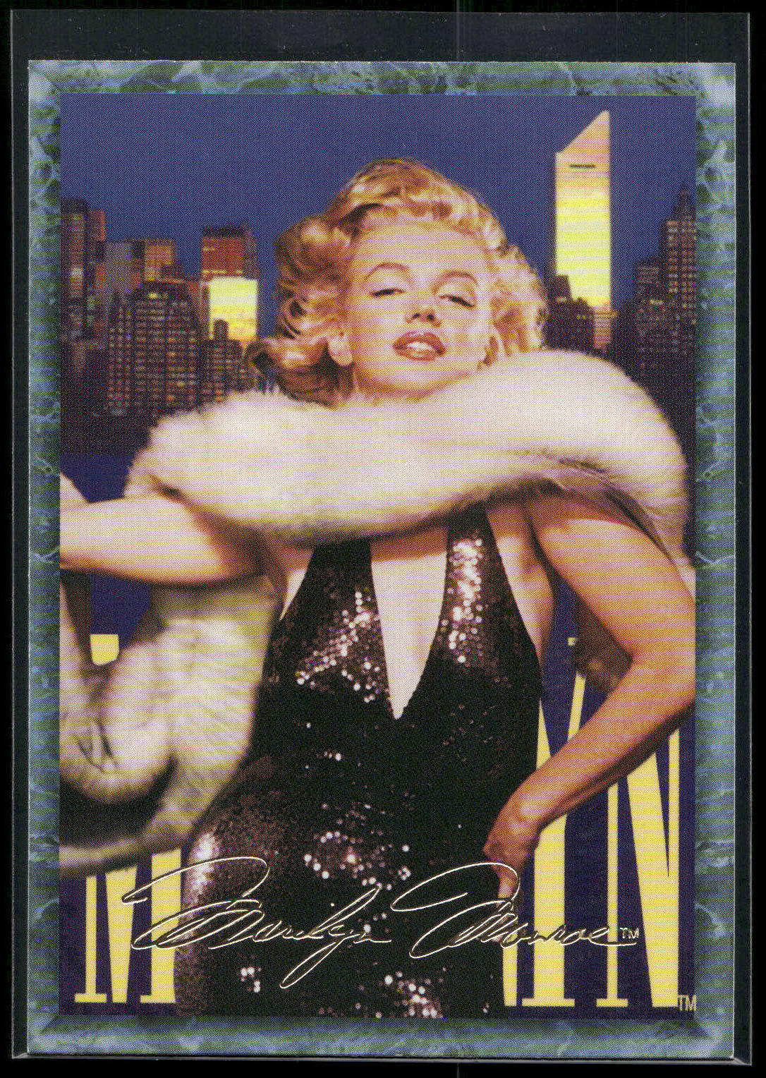 1993 Sports Time Marilyn Monroe #51 On the town, circa 1954. It was a big year f
