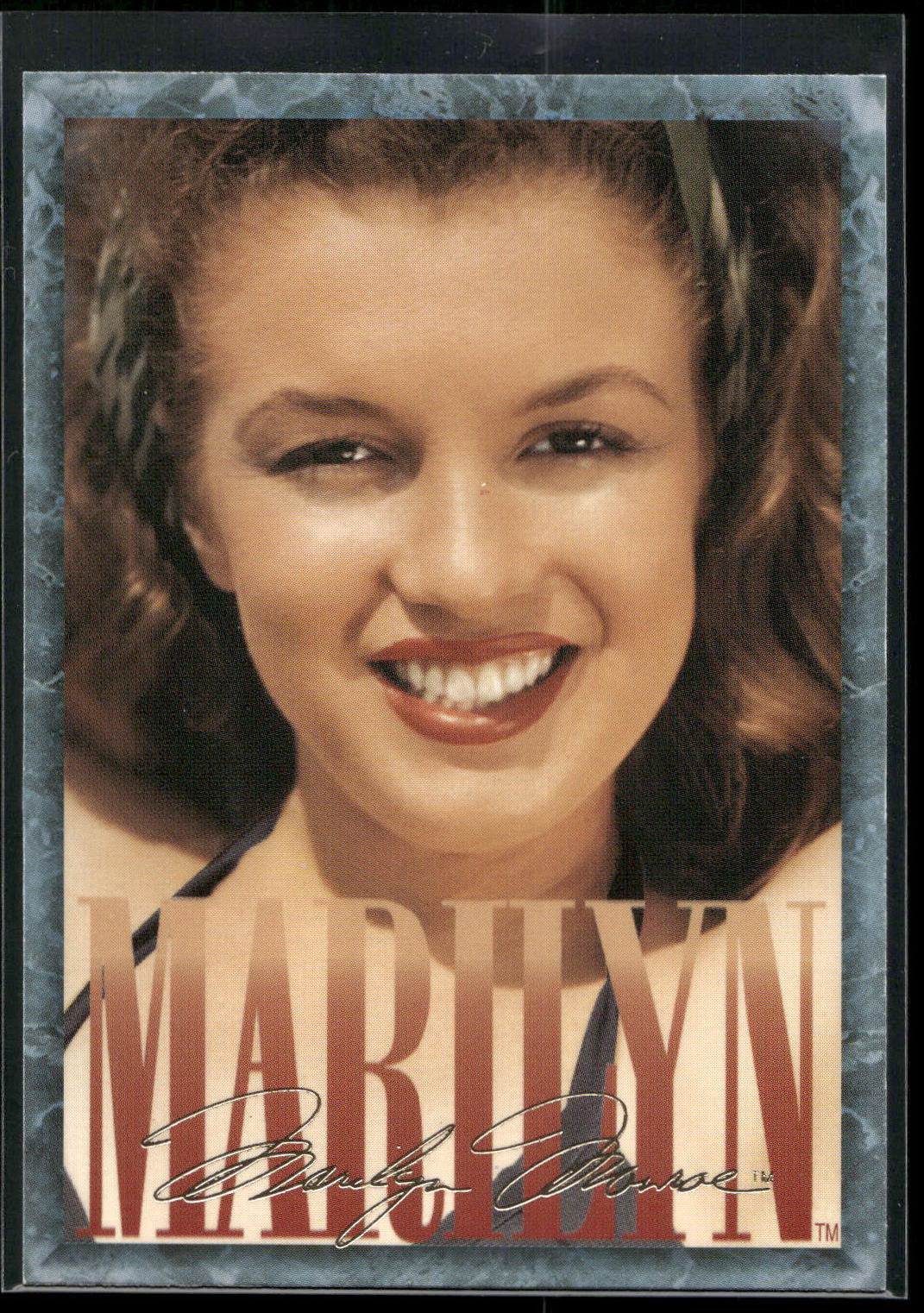 1993 Sports Time Marilyn Monroe #54 At a press conference during production of T