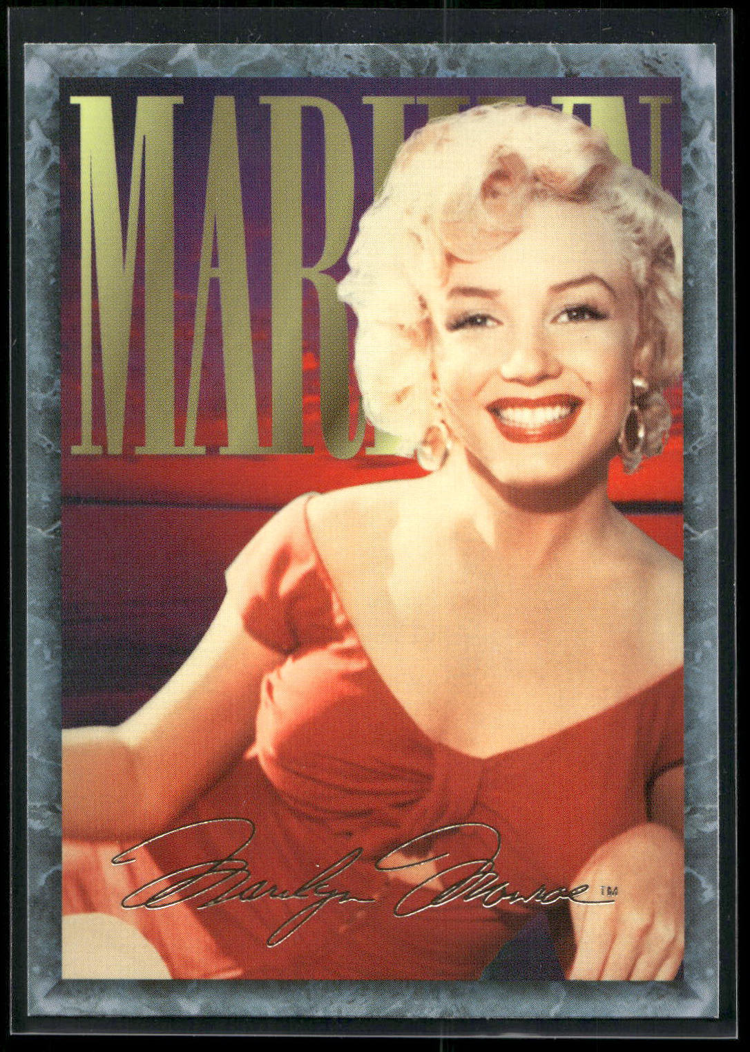 1993 Sports Time Marilyn Monroe #56 An exchange for the ages was Marilyn's conve