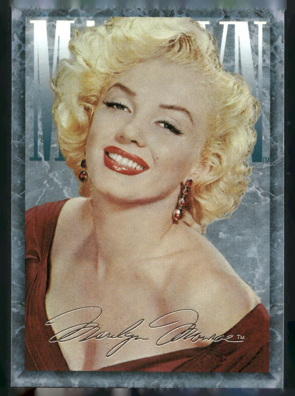 1993 Sports Time Marilyn Monroe #3 Marilyn's career demanded frequent appearanc