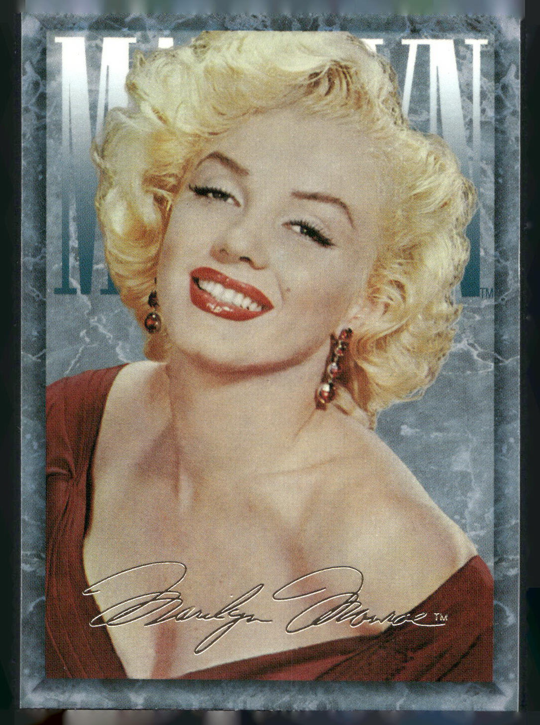 1993 Sports Time Marilyn Monroe #3 Marilyn's career demanded frequent appearanc