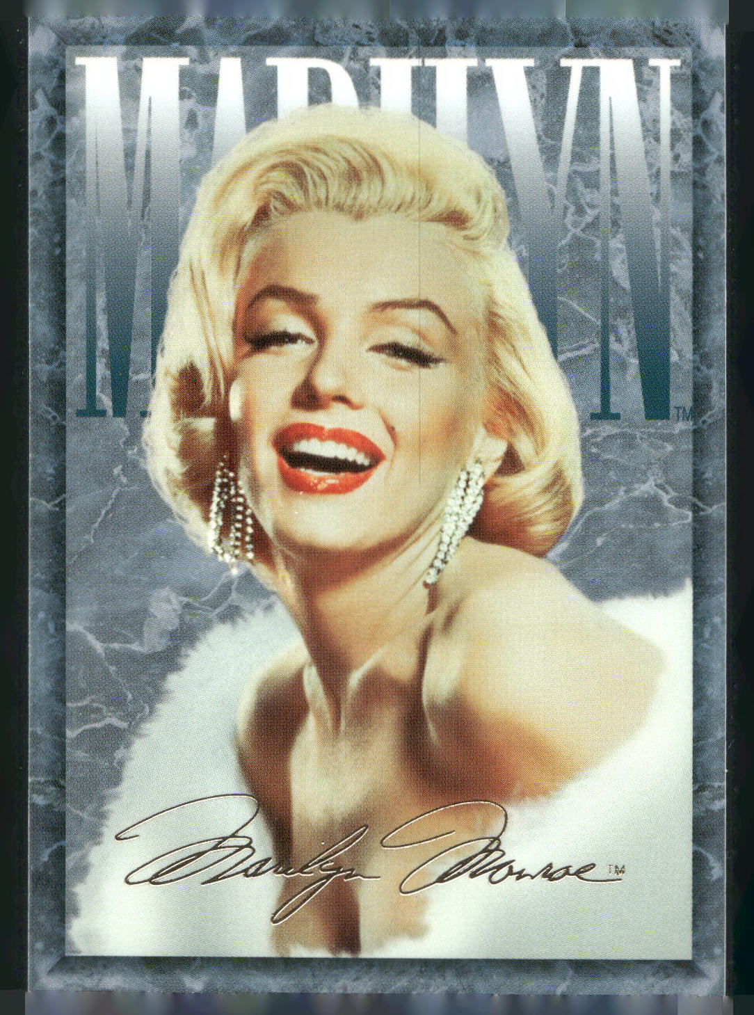 1993 Sports Time Marilyn Monroe #5 "Diamonds Are a Girl's Best Friend." Marilyn