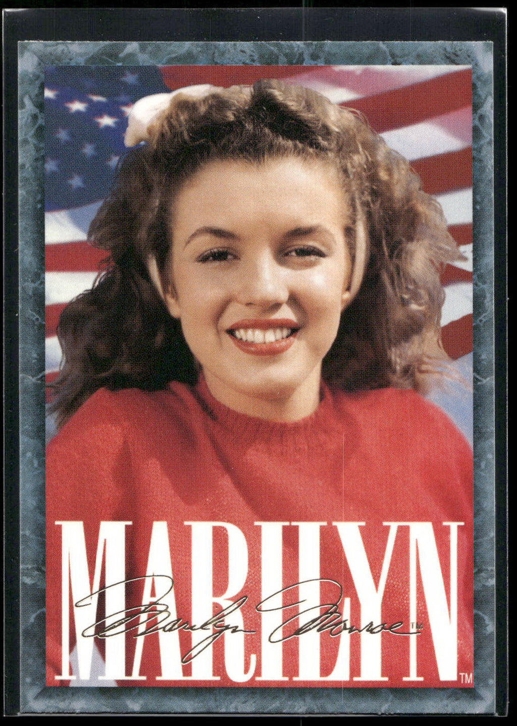 1993 Sports Time Marilyn Monroe #6 "Marilyn Monroe" sprang from a meeting with