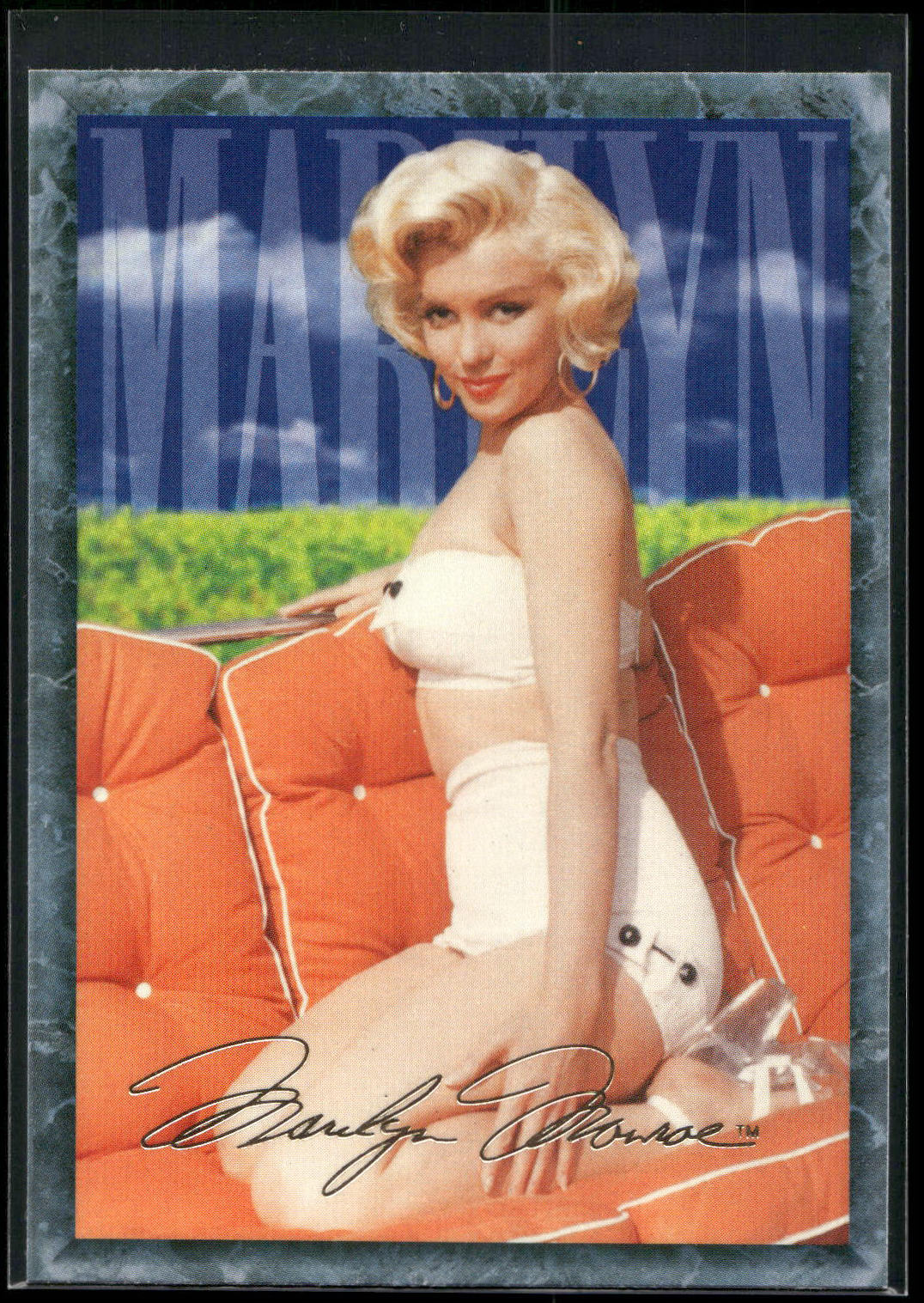 1993 Sports Time Marilyn Monroe #10 A famous pose from a swimsuit session in the