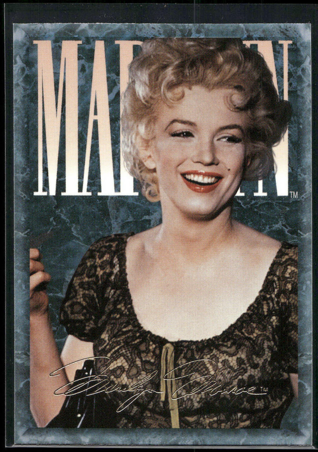 1993 Sports Time Marilyn Monroe #14 Publicity pose from The Bus Stop. Marilyn's