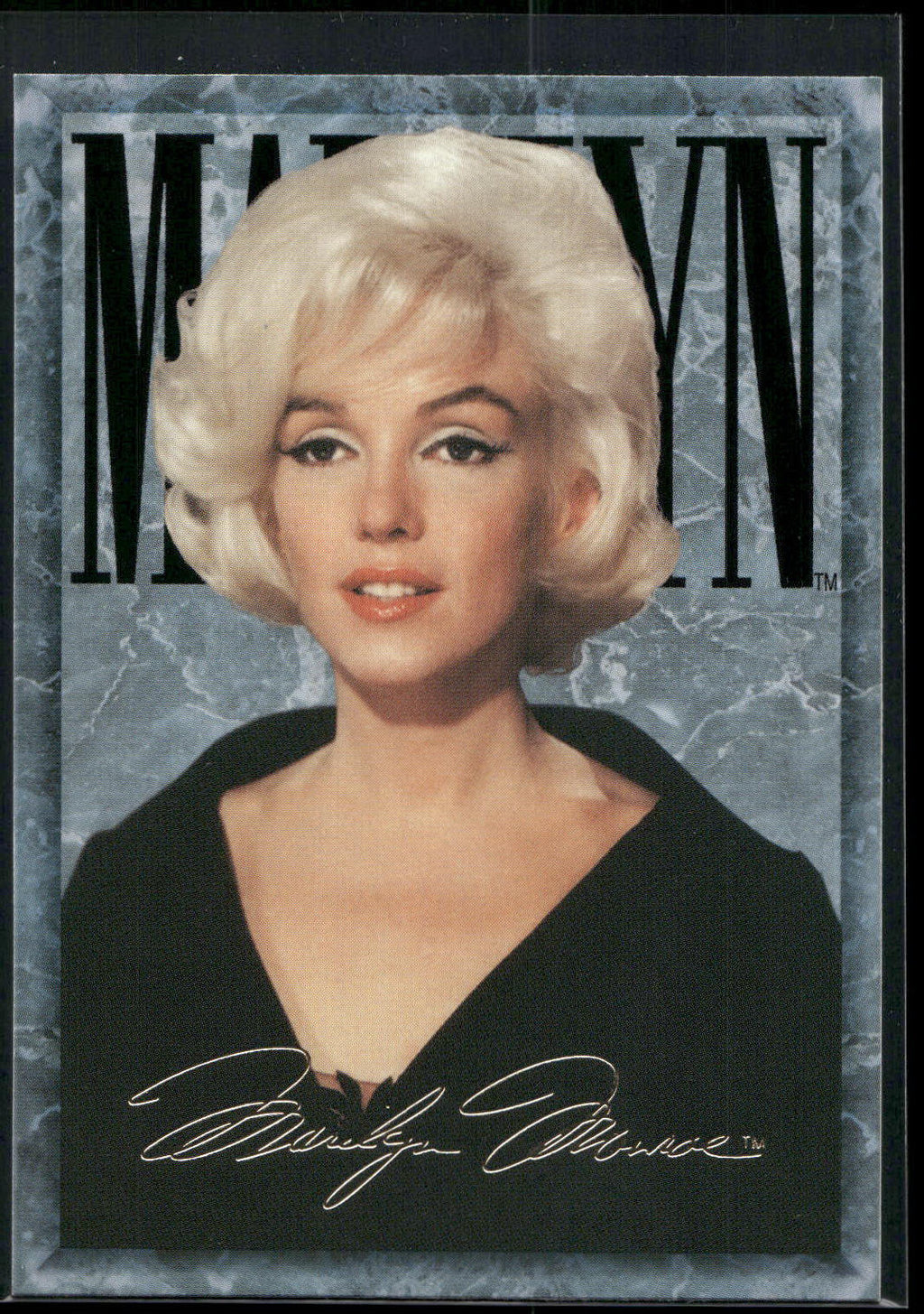 1993 Sports Time Marilyn Monroe #17 Marilyn as she appeared on the set of her fi