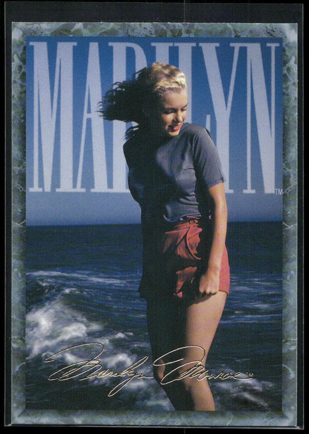 1993 Sports Time Marilyn Monroe #22 Notice anything Tinker-Bellish about Marilyn