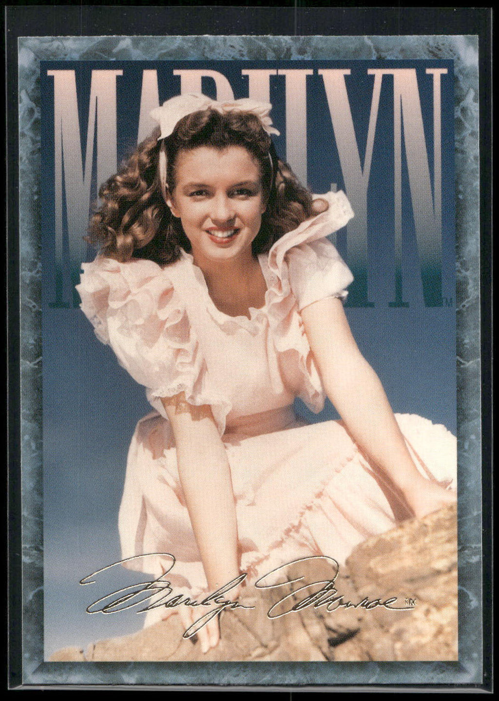 1993 Sports Time Marilyn Monroe #23 Marilyn was "discovered" by Army photographe