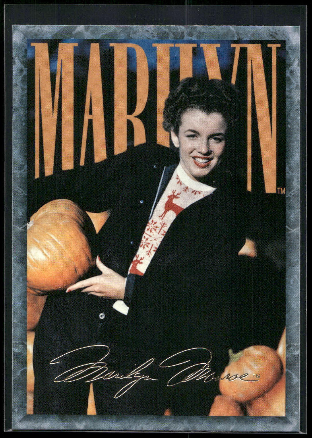 1993 Sports Time Marilyn Monroe #27 Marilyn's first modeling shots (by David Con