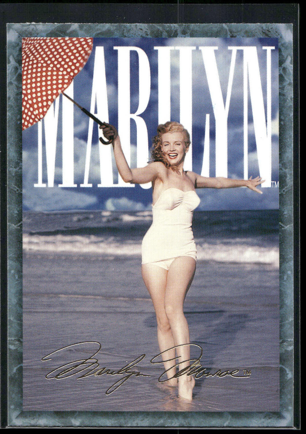 1993 Sports Time Marilyn Monroe #30 Marilyn did radio drama only once. On August