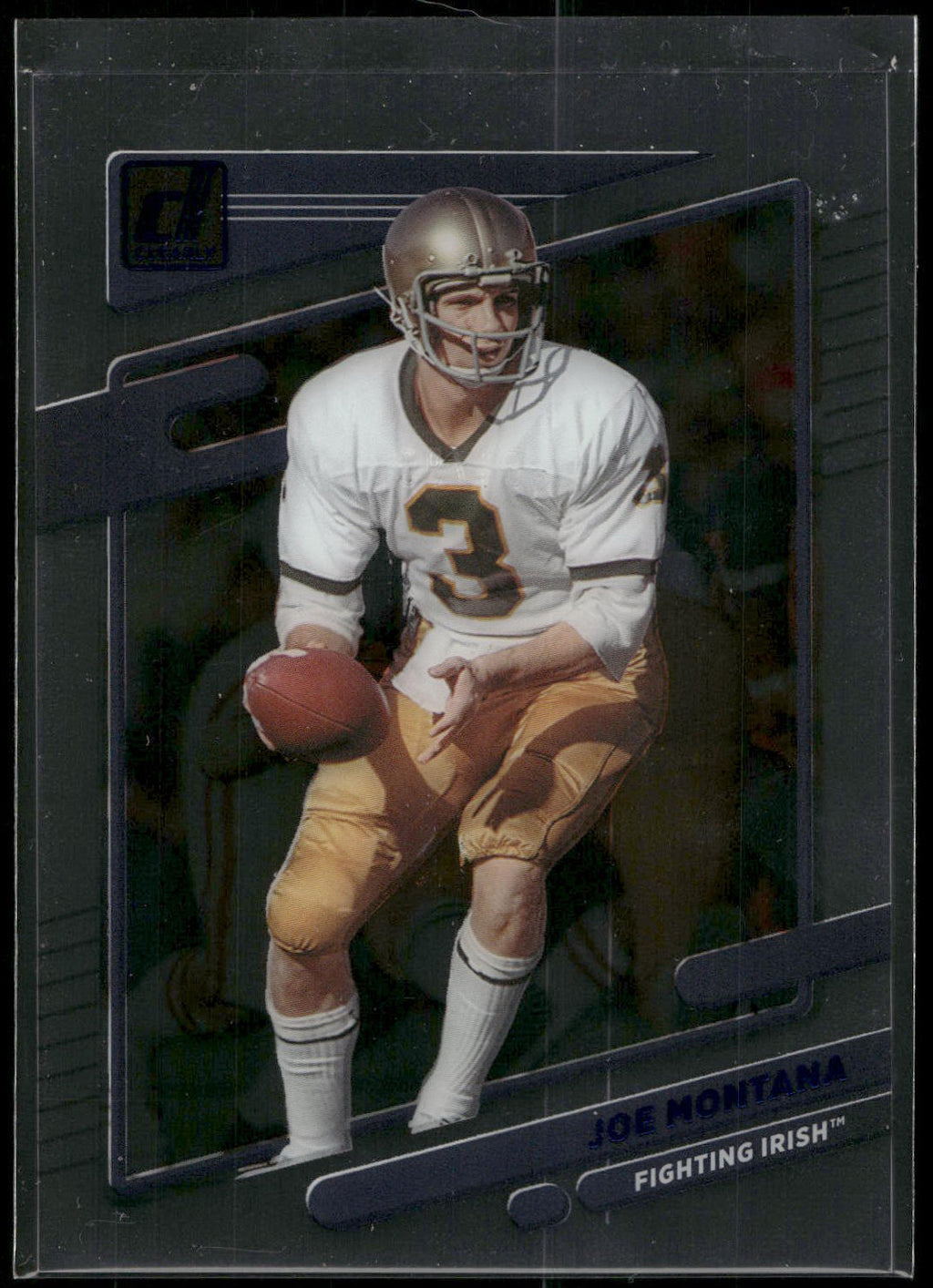 2023 Panini Chronicles Draft Picks #10 Joe Montana Clearly Donruss Blue #/99
