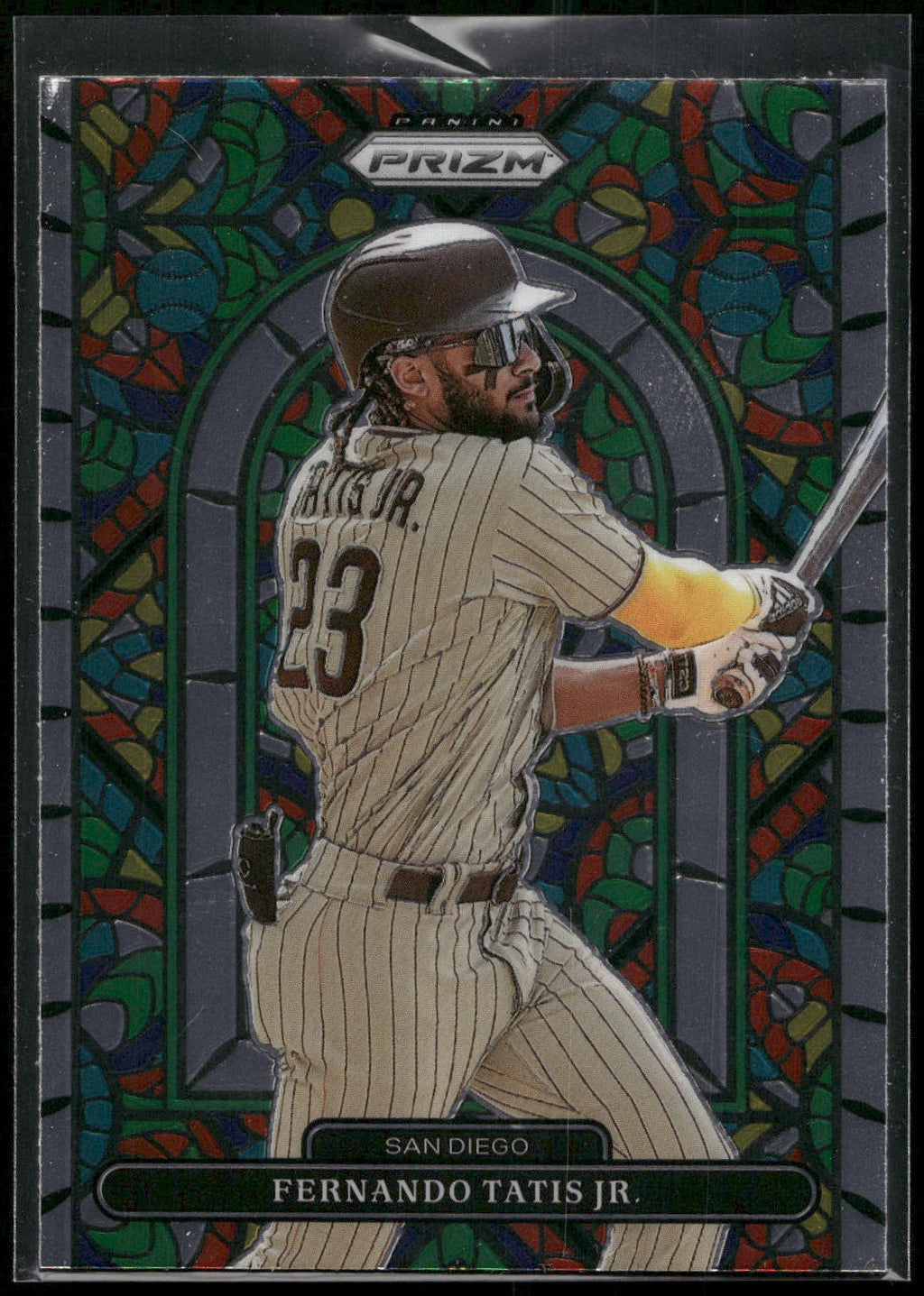 2022 Panini Prizm #SG-1 Fernando Tatis Jr. Stained Glass