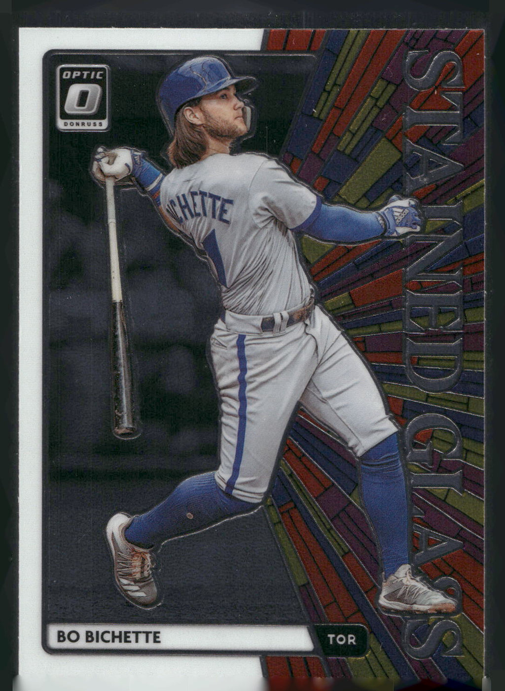 2020 Donruss Optic #SG-9 Bo Bichette Stained Glass