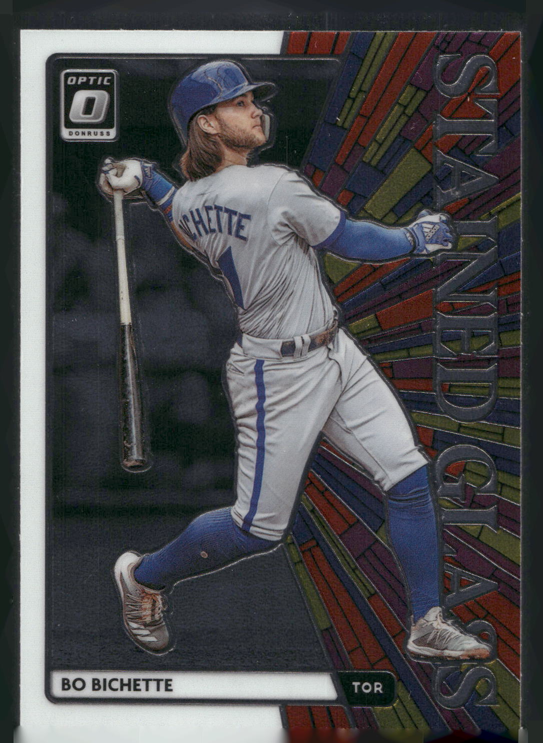 2020 Donruss Optic #SG-9 Bo Bichette Stained Glass