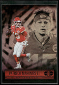 2021 Panini Illusions #24 Patrick Mahomes II Trophy Collection Emerald