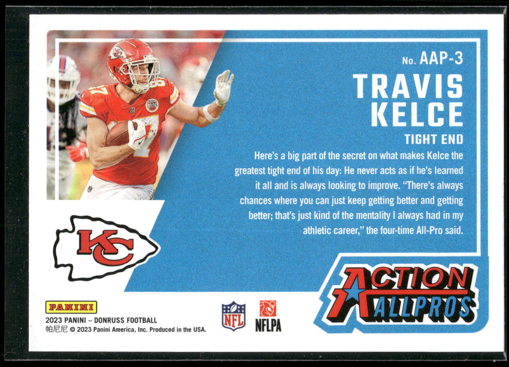 2023 Donruss #AAP-3 Travis Kelce Action All-Pros