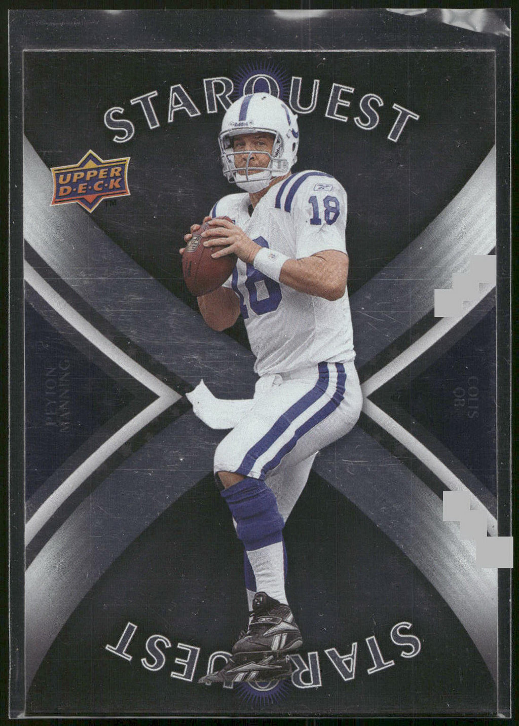 2008 Upper Deck #SQ25 Peyton Manning StarQuest Silver Board