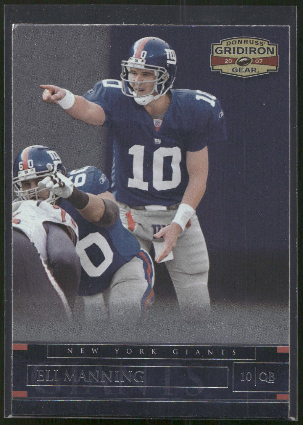 2007 Donruss Gridiron Gear #4 Eli Manning