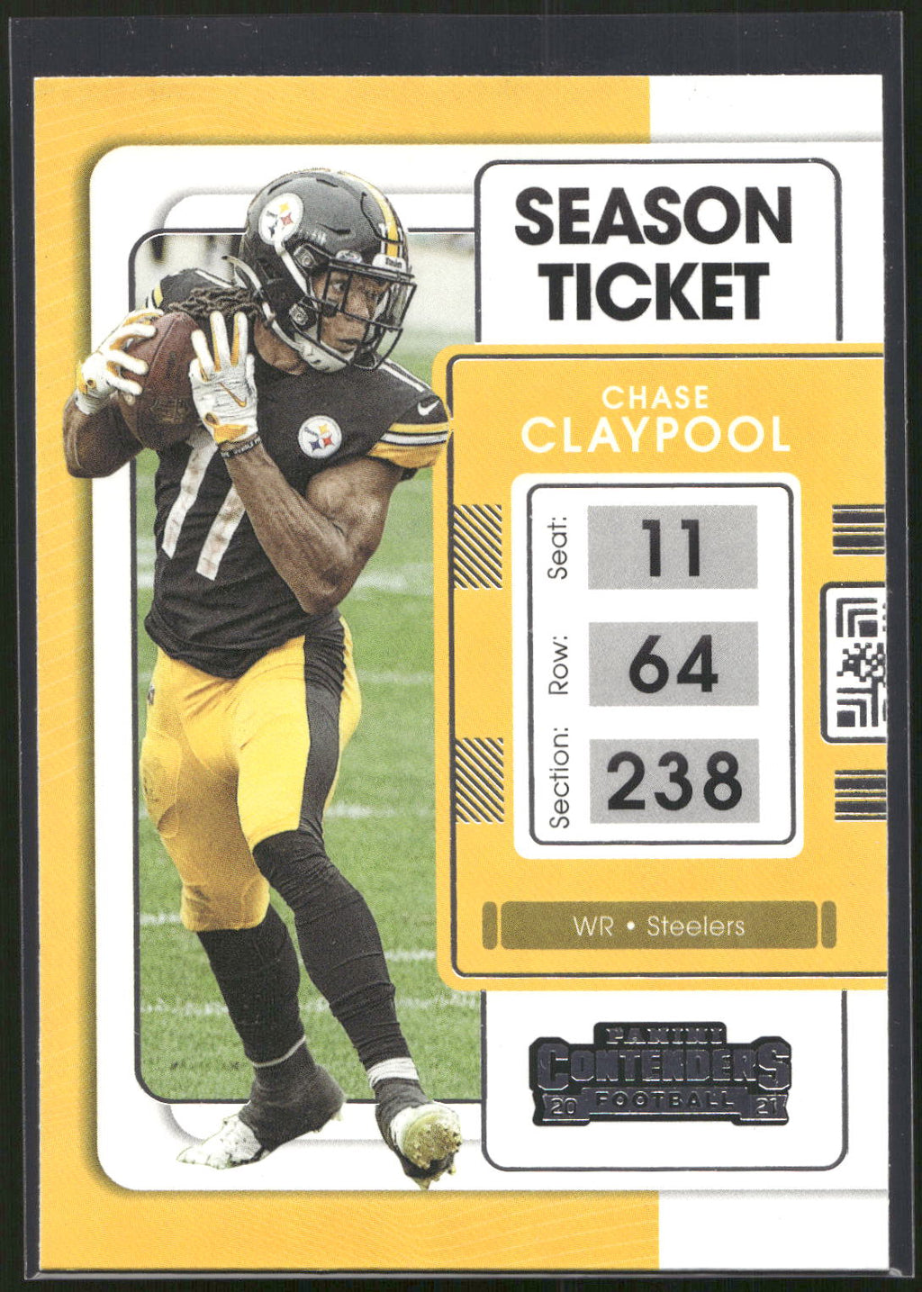 2021 Panini Contenders #84 Chase Claypool