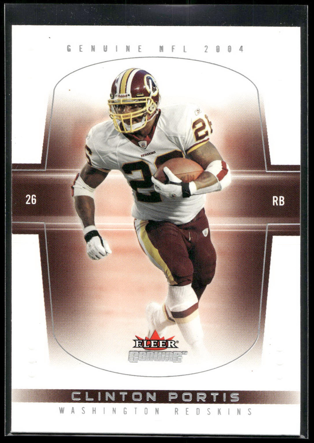 2004 Fleer Genuine #34 Clinton Portis
