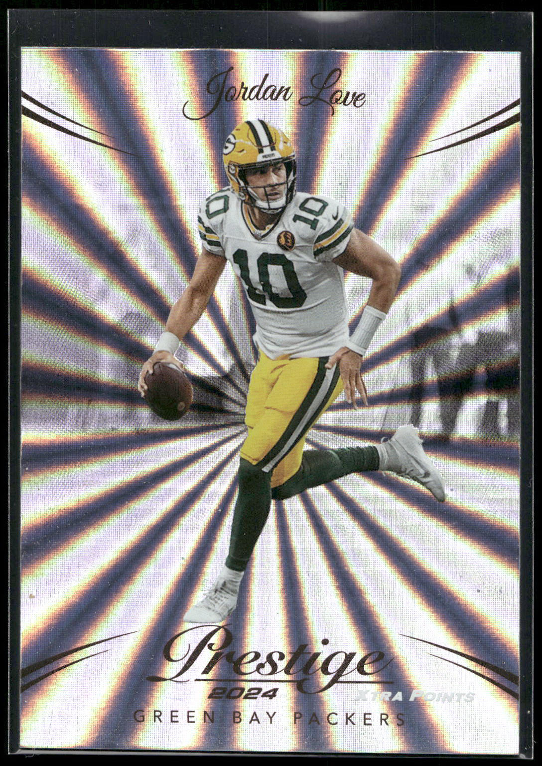 2024 Panini Prestige #106 Jordan Love Sunburst Xtra Points