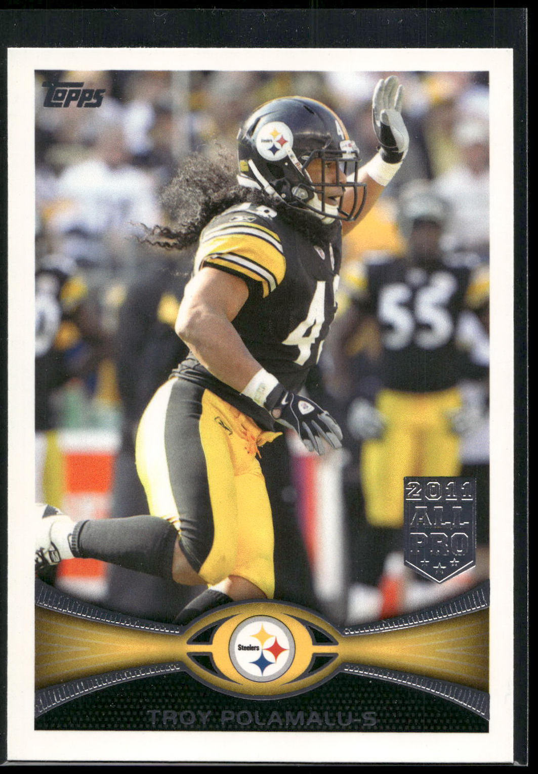 2012 Topps #10 Troy Polamalu