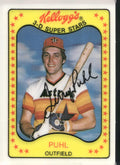 1981 Kellogg's 3-D Super Stars #42 Terry Puhl