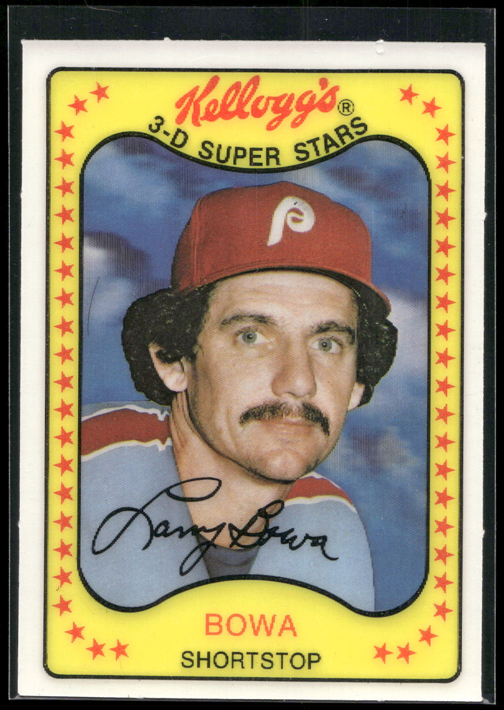 1981 Kellogg's 3-D Super Stars #43 Larry Bowa