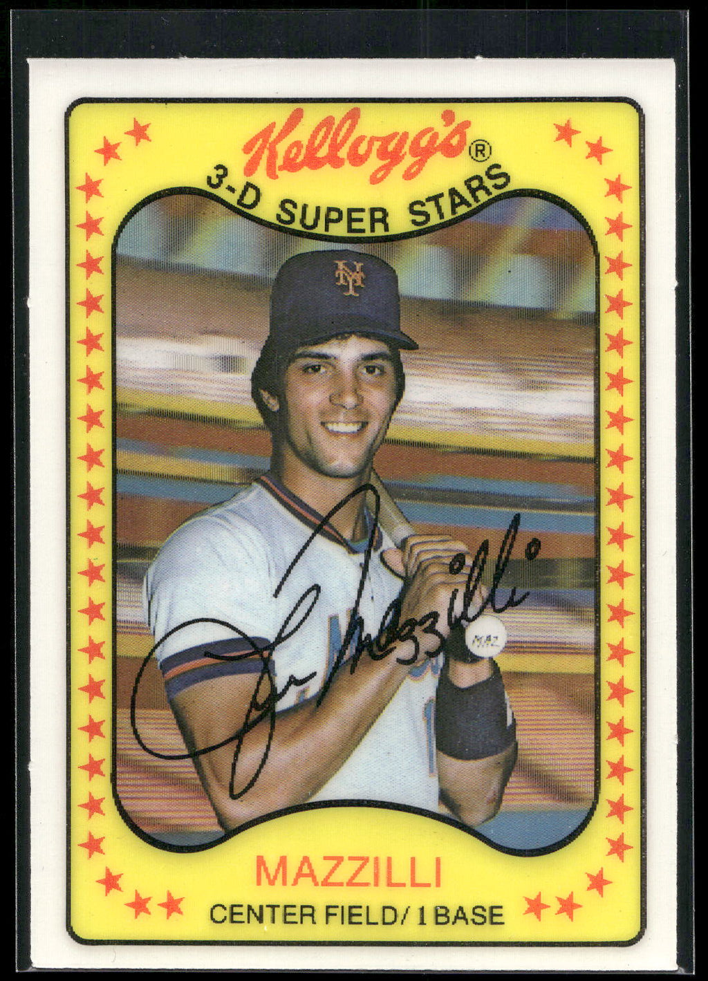 1981 Kellogg's 3-D Super Stars #46 Lee Mazzilli