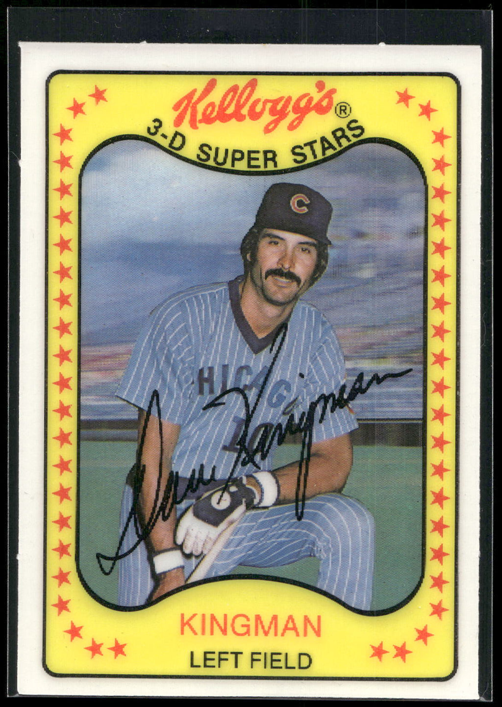 1981 Kellogg's 3-D Super Stars #47 Dave Kingman