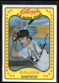 1981 Kellogg's 3-D Super Stars #49 Rick Burleson