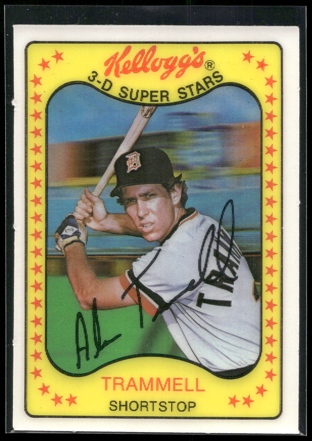 1981 Kellogg's 3-D Super Stars #51 Alan Trammell