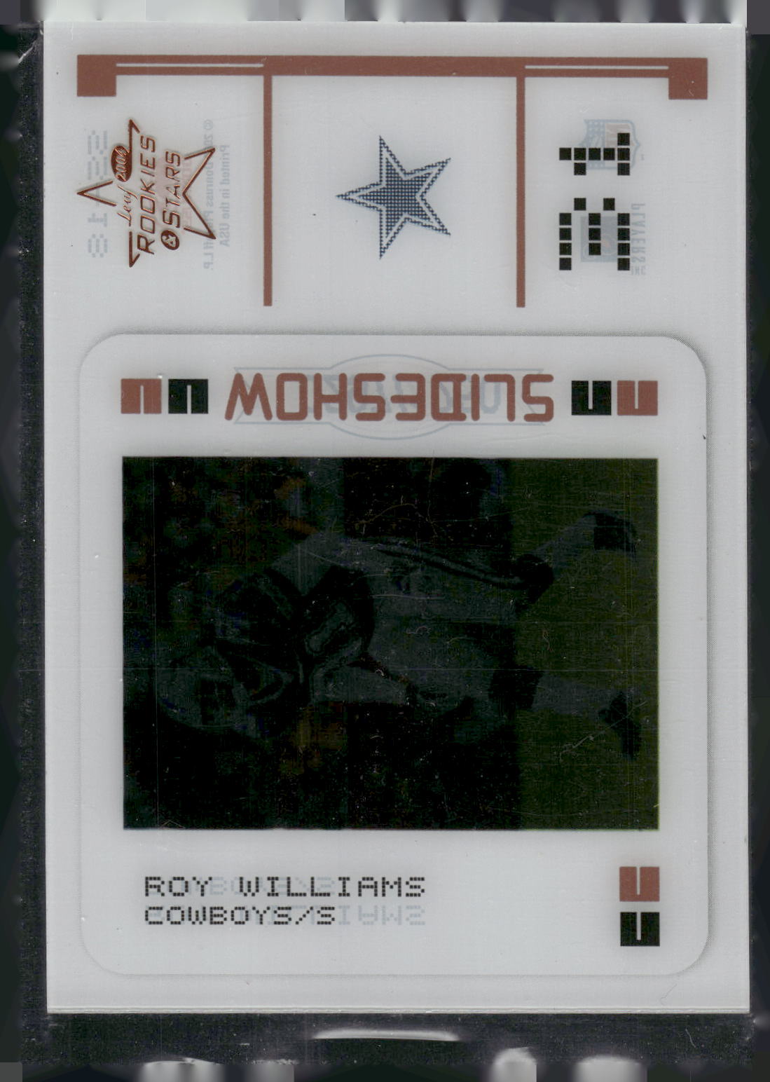 2004 Leaf Rookies & Stars #SS-18 Roy Williams Slideshow Bronze #/1250