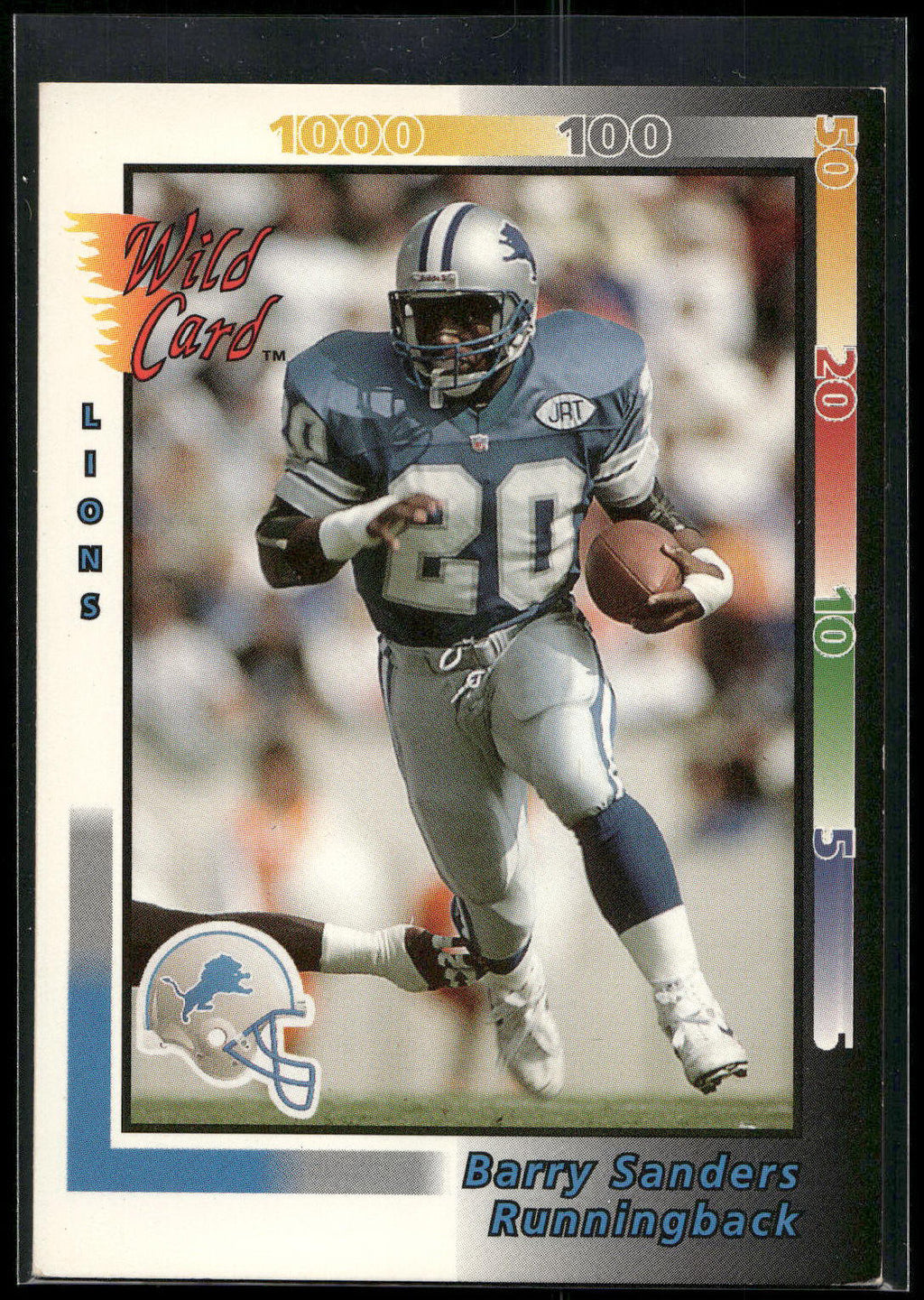 1992 Wild Card #108 Barry Sanders