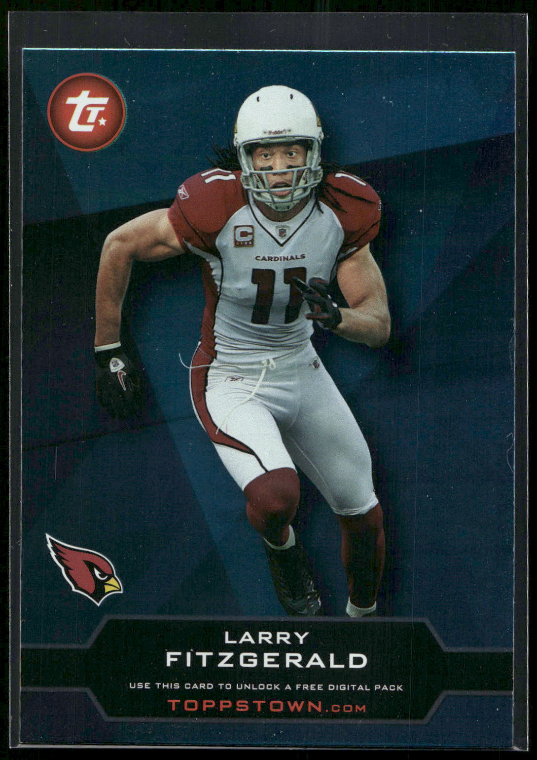 2011 Topps #TT-33 Larry Fitzgerald ToppsTown