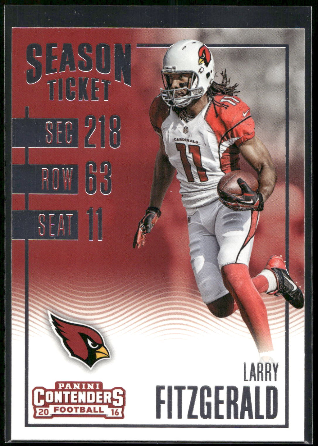 2016 Panini Contenders #15 Larry Fitzgerald