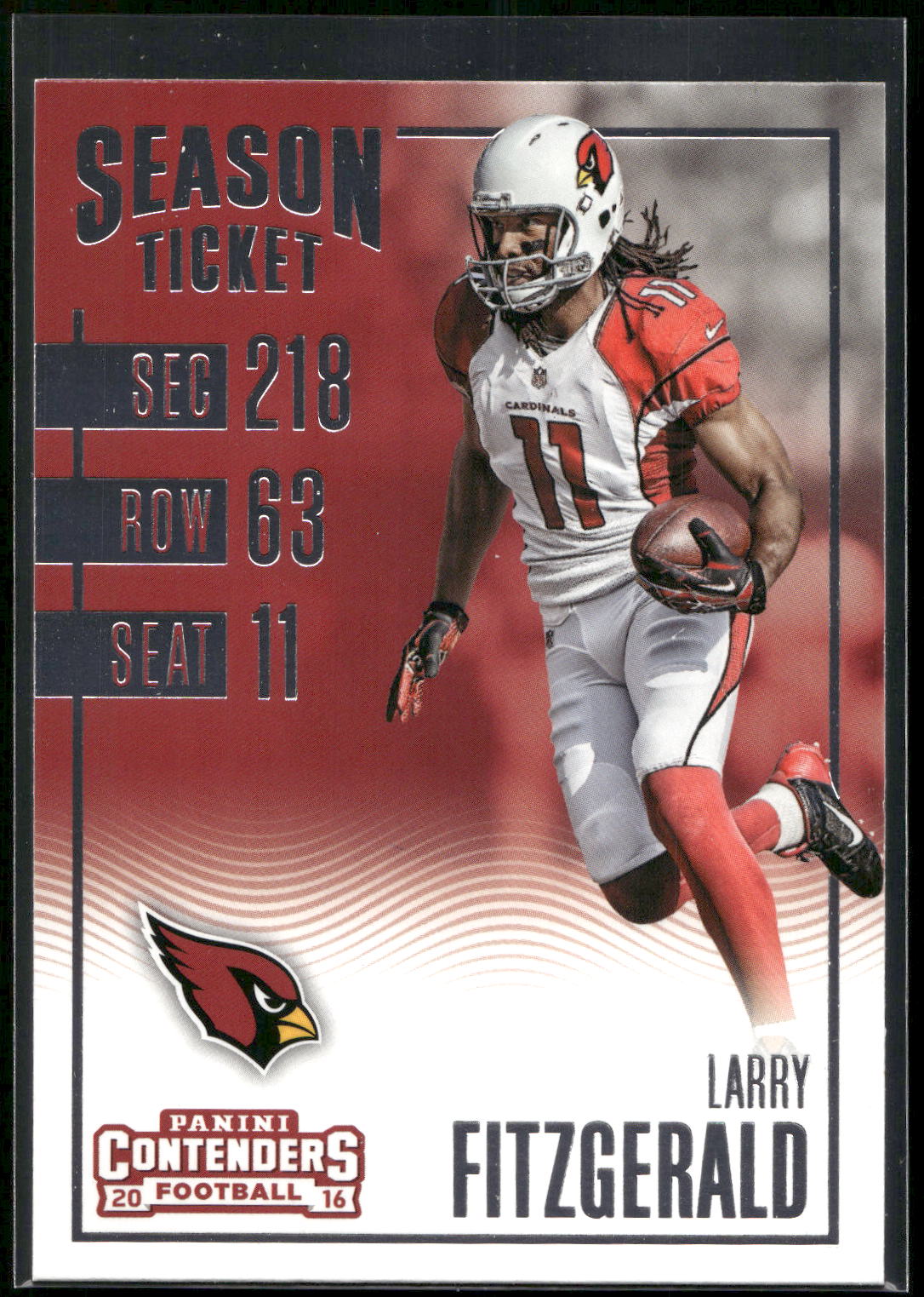 2016 Panini Contenders #15 Larry Fitzgerald