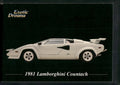 1992 All Sports Marketing Exotic Dreams #74 1981 Lamborghini Countach
