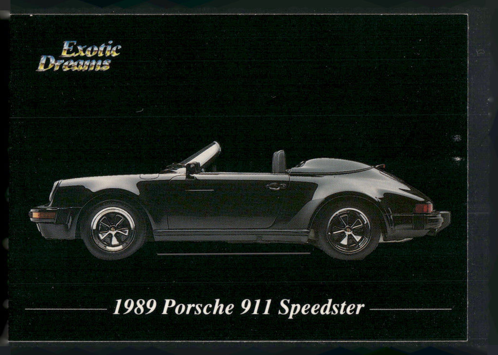 1992 All Sports Marketing Exotic Dreams #9 1989 Porsche 911 Speedster
