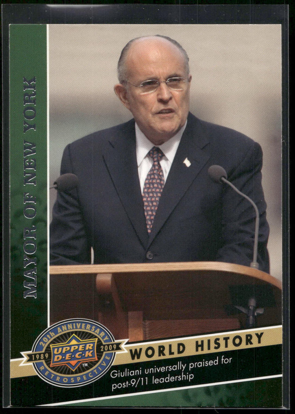 2009 Upper Deck 20th Anniversary #1541 Mayor of New York